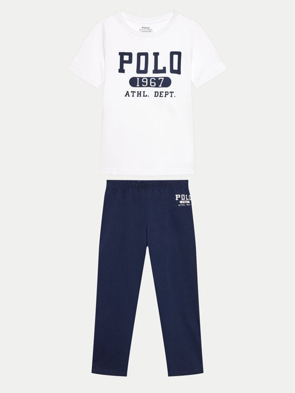 Polo Ralph Lauren Polo Ralph Lauren Pižama 9P0148-BFT Bela Regular Fit