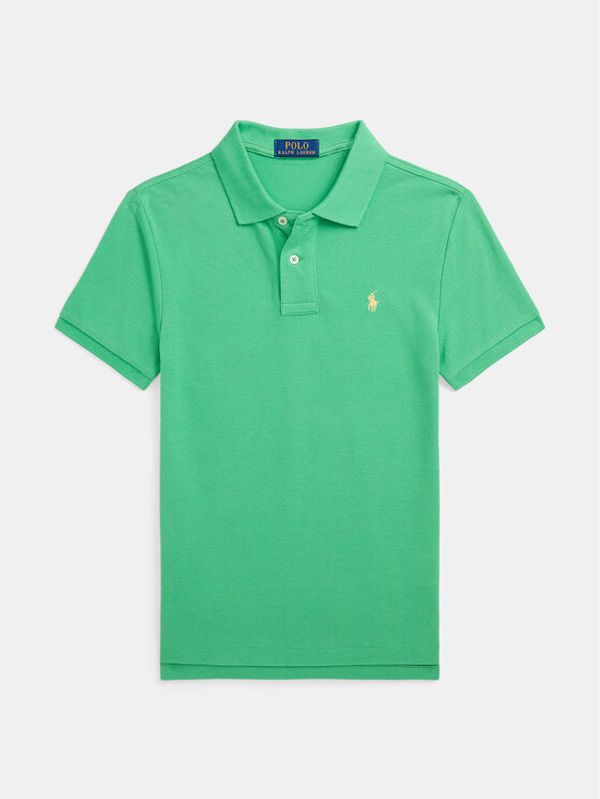 Polo Ralph Lauren Polo Ralph Lauren Polo majica 323708857166 Zelena Slim Fit