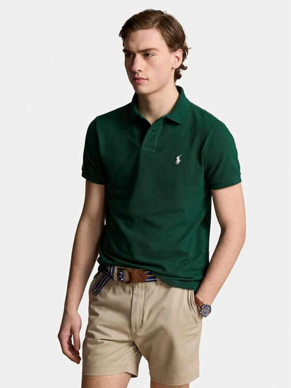 Polo Ralph Lauren Polo Ralph Lauren Polo majica 710536856425 Zelena Slim Fit