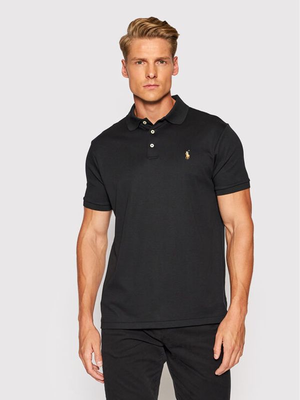 Polo Ralph Lauren Polo Ralph Lauren Polo majica Ssl 710713130001 Črna Slim Fit