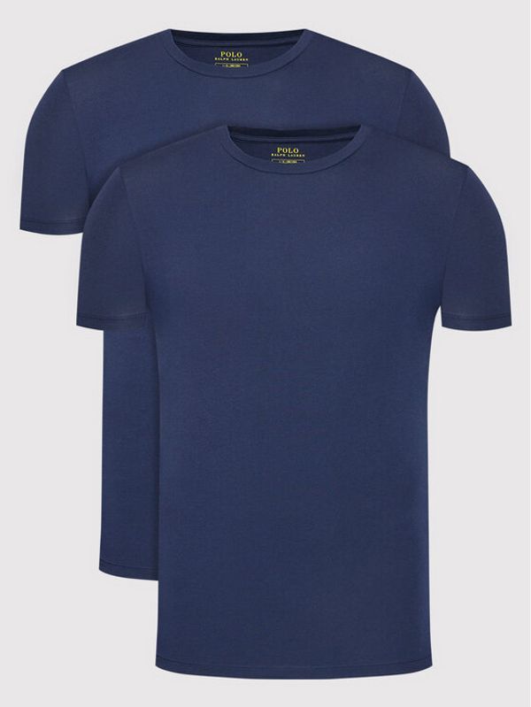 Polo Ralph Lauren Polo Ralph Lauren Set dveh majic Core Replen 714835960004 Mornarsko modra Slim Fit