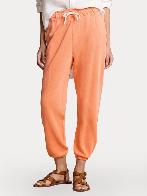 Polo Ralph Lauren Polo Ralph Lauren Spodnji del trenirke 211935585001 Oranžna Regular Fit