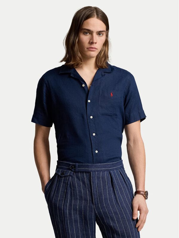 Polo Ralph Lauren Polo Ralph Lauren Srajca 710938425006 Mornarsko modra Classic Fit