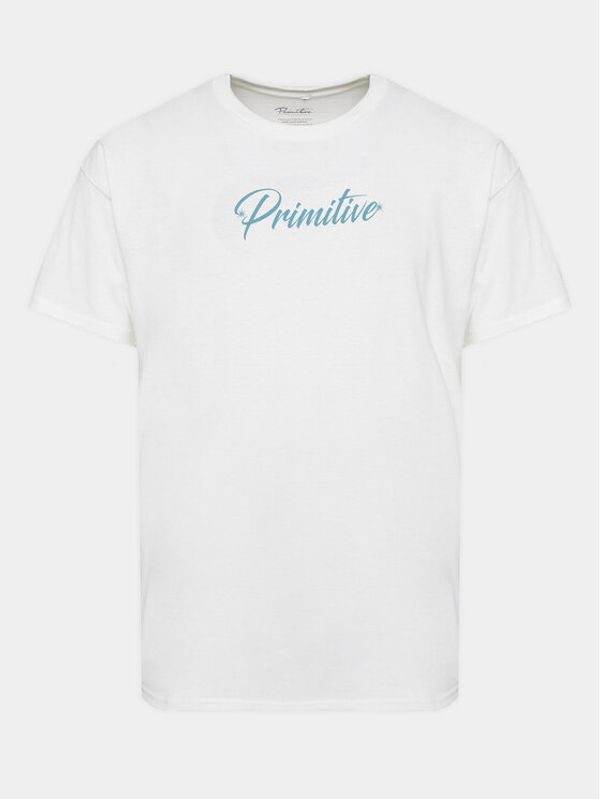 Primitive Primitive Majica Shiver PAPFA2305 Bela Regular Fit