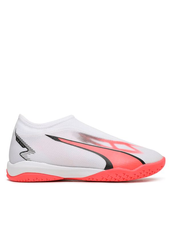 Puma Puma Čevlji Ultra Match+ Laceless Junior Indoor Soccer 107517 01 Bela