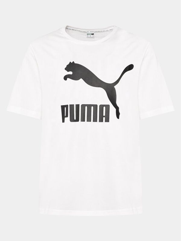 Puma Puma Majica Classics Logo 530088 Bela Regular Fit