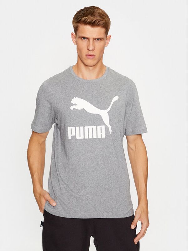 Puma Puma Majica Classics Logo 530088 Siva Regular Fit