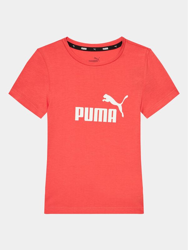 Puma Puma Majica Ess Logo 587029 Modra Regular Fit