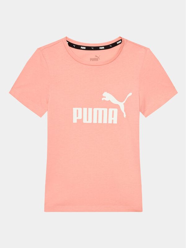 Puma Puma Majica Ess Logo 587029 Oranžna Regular Fit