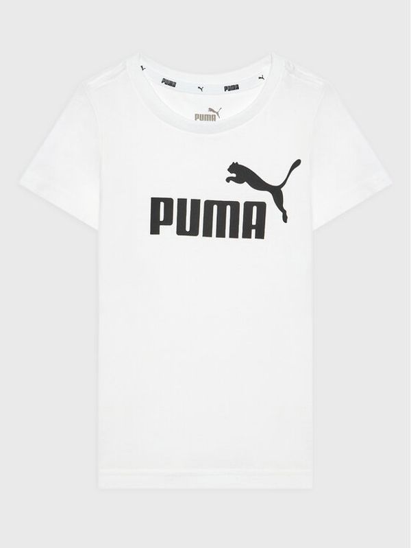 Puma Puma Majica Essentials Logo 586960 Bela Regular Fit