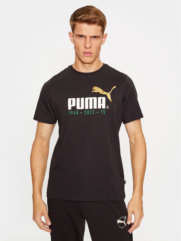 Puma Puma Majica No. 1 Logo Celebration 676020 Črna Regular Fit