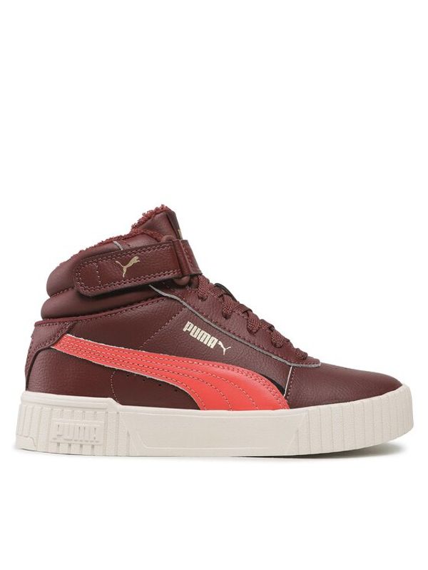 Puma Puma Superge Carina 2.0 Mid Wtr Jr 387380 02 Bordo rdeča