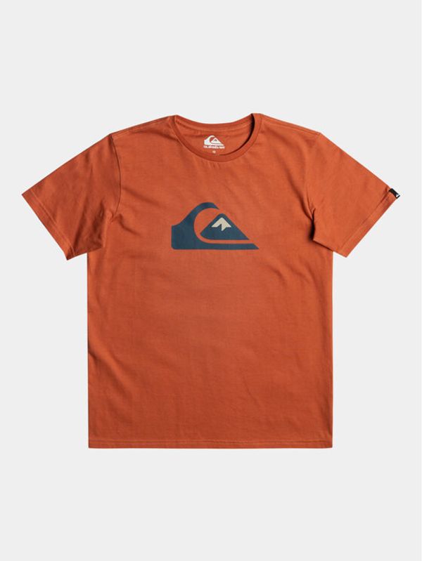 Quiksilver Quiksilver Majica Complogo Tees EQBZT04369 Oranžna Regular Fit