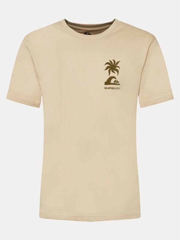 Quiksilver Quiksilver Majica Tropical Breeze Mor AQYZT09562 Bež Regular Fit