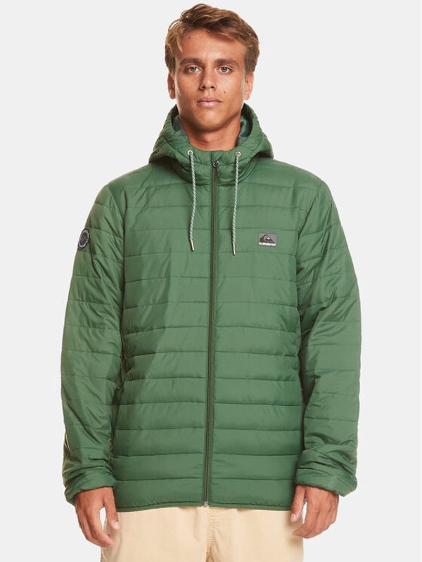 Quiksilver Quiksilver Prehodna jakna Scaly Hood Jckt EQYJK04008 Zelena Regular Fit
