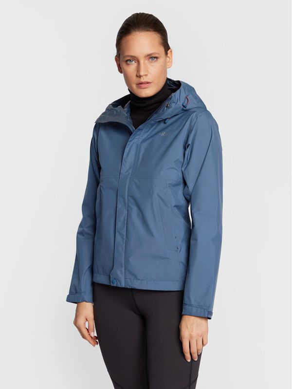 Rab Rab Dežna jakna Downpour Eco QWG-83-BES-10 Mornarsko modra Regular Fit