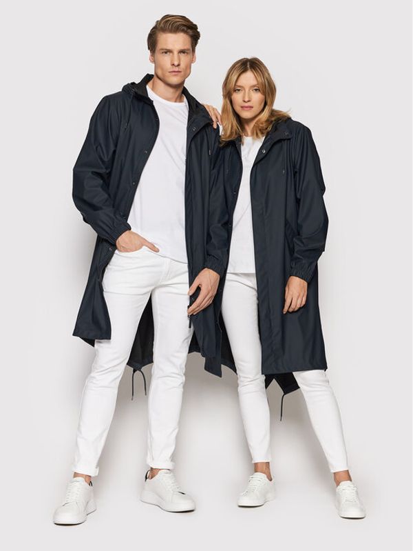 Rains Rains Dežna jakna Unisex 18140 Mornarsko modra Regular Fit