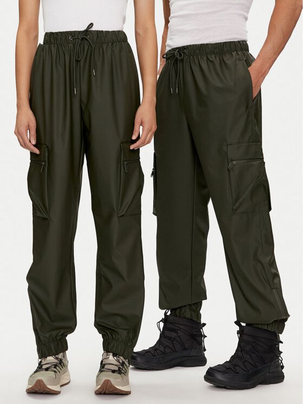 Rains Rains Dežne hlače Cargo Rain Pants Regular W3 18850 Zelena Regular Fit