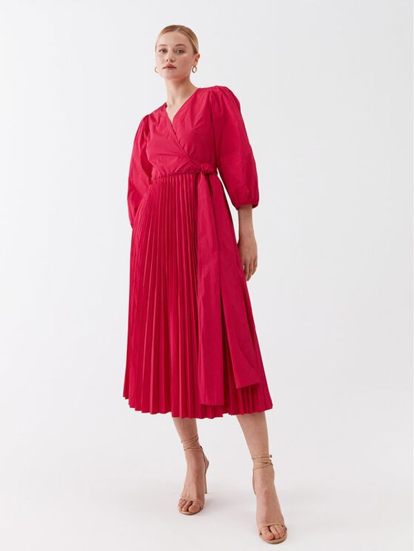 Red Valentino Red Valentino Vsakodnevna obleka 2R3VAGL51FP Roza Regular Fit