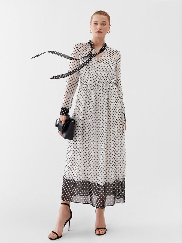 Red Valentino Red Valentino Vsakodnevna obleka 2R3VAGR0 Pisana Regular Fit