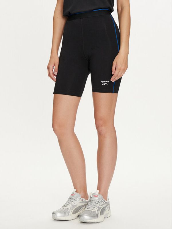 Reebok Reebok Kolesarske hlače Rie Bike Short 100037097 Črna Slim Fit