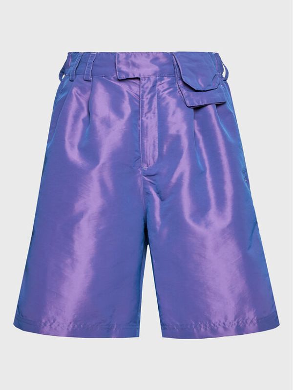 Reebok Reebok Kratke hlače iz tkanine NAO SERATI HN9115 Vijolična Relaxed Fit