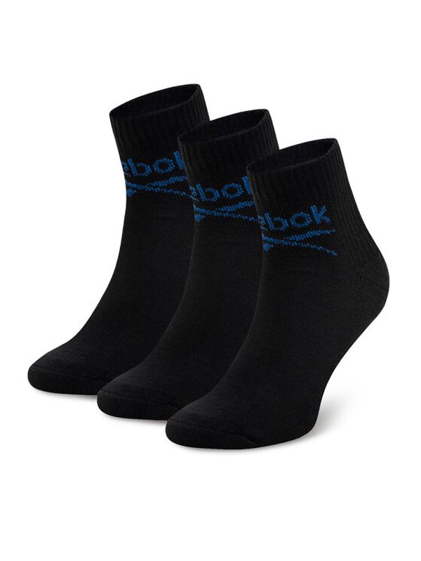Reebok Reebok Set 3 parov unisex visokih nogavic R0255-SS24 (3-pack) Črna