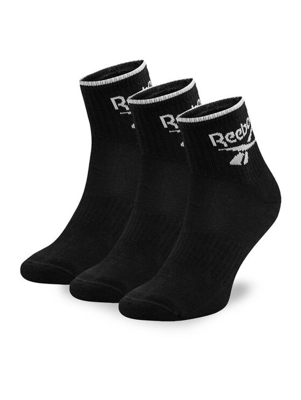 Reebok Reebok Set 3 parov unisex visokih nogavic R0362-SS24 (3-pack) Črna