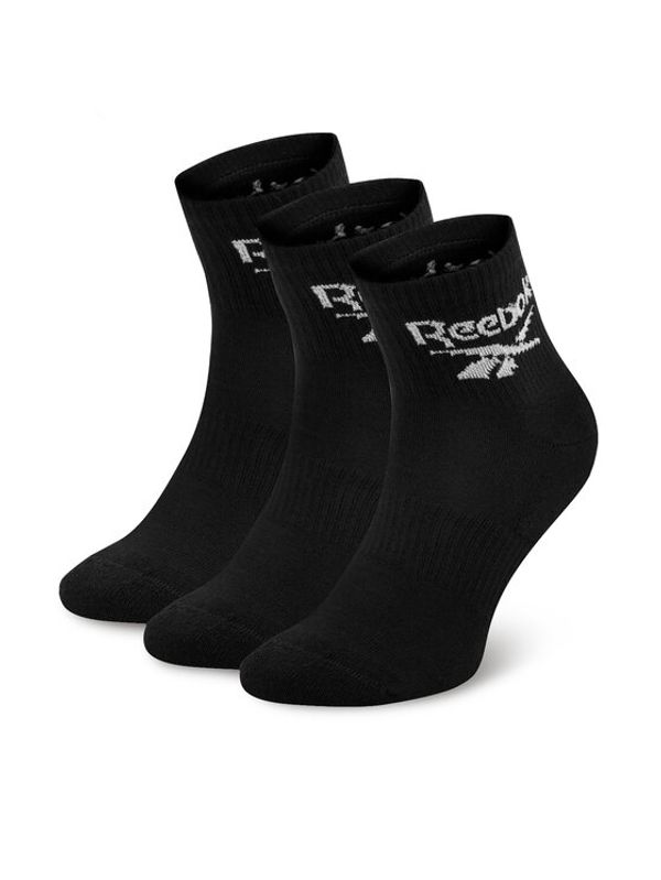 Reebok Reebok Set 3 parov unisex visokih nogavic R0427-SS24 (3-pack) Črna