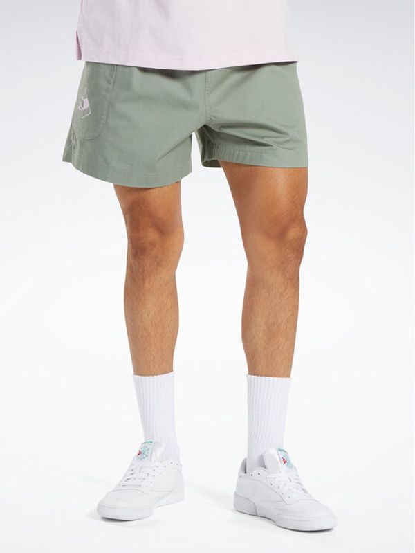 Reebok Reebok Športne kratke hlače Classics Skateboard Shorts HS9185 Zelena