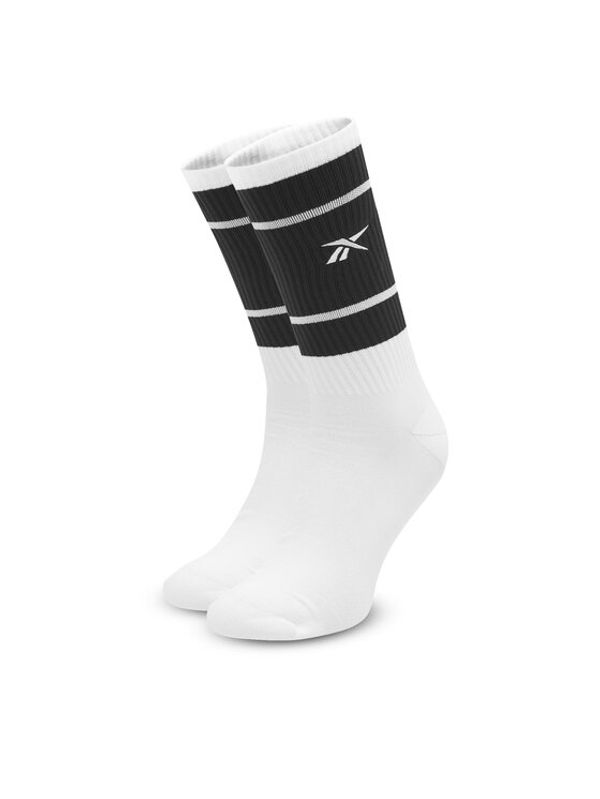 Reebok Reebok Visoke nogavice Unisex CL Basketball Sock HC1906 Bela