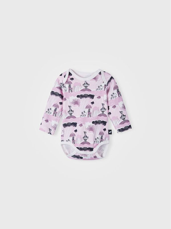 Reima Reima Otroški bodi MOOMIN Charmerande 5200071A Roza Regular Fit