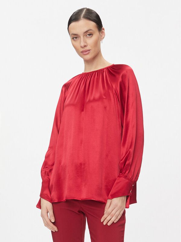 Rinascimento Rinascimento Bluza CFC0116710003 CFC0116710003 Rdeča Regular Fit