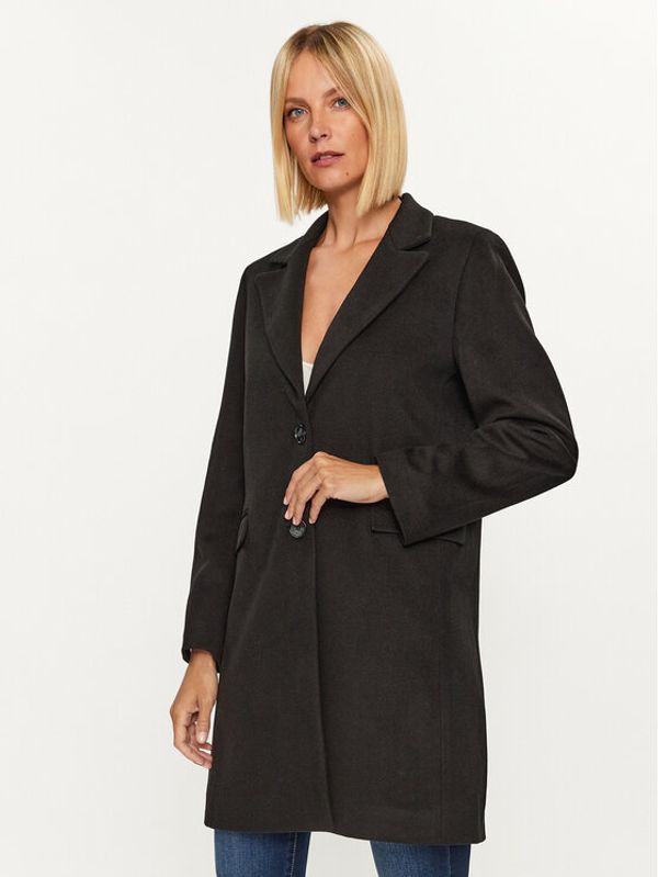 Rinascimento Rinascimento Prehodni plašč CFC0115128003 Črna Regular Fit