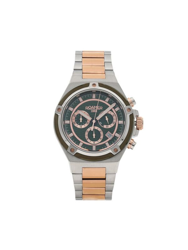 Roamer Roamer Ročna ura Tempomaster Chrono 221837 49 75 20 Srebrna