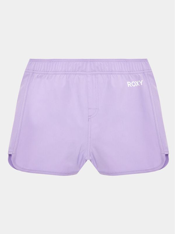 Roxy Roxy Kratke hlače za na plažo ERGBS03107 Vijolična Regular Fit