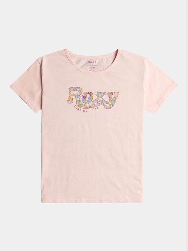 Roxy Roxy Majica Day And Night A Tees ERGZT04008 Roza Regular Fit