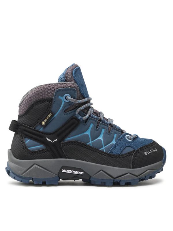 Salewa Salewa Trekking čevlji Jr Alp Trainer Mid Gtx GORE-TEX 64010-0365 Modra