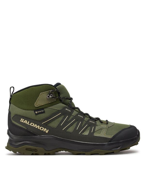 Salomon Salomon Trekking čevlji Grivola Mid Gore-Tex L47606400 Zelena