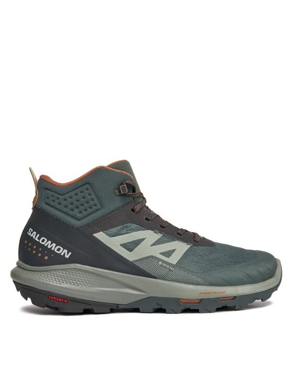 Salomon Salomon Trekking čevlji Outpulse Mid GORE-TEX L47297600 Zelena