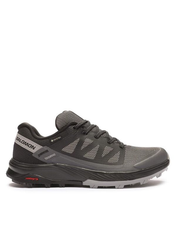 Salomon Salomon Trekking čevlji Outrise Gtx W GORE-TEX L47142600 Črna