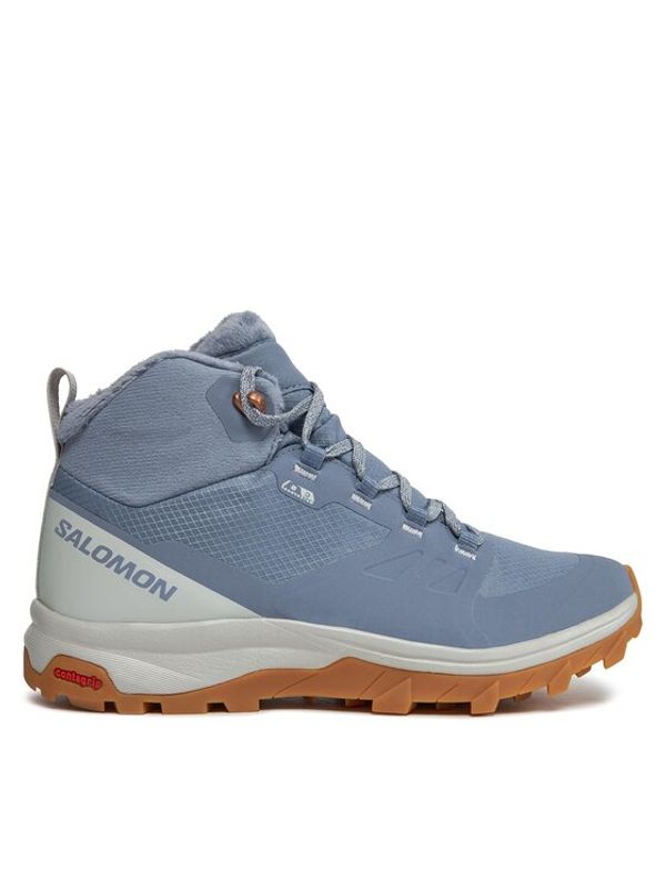 Salomon Salomon Trekking čevlji Outsnap Climasalomon™ Waterproof L47289900 Modra