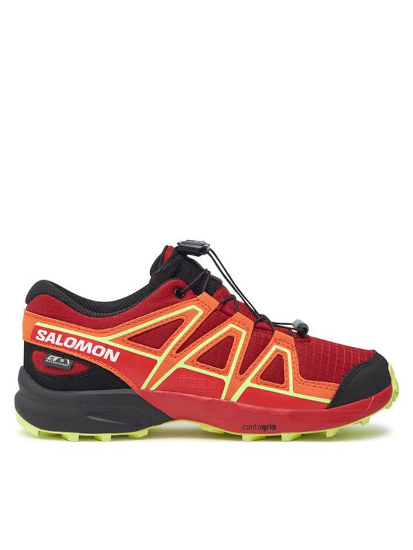 Salomon Salomon Trekking čevlji Speedcross Waterproof L47565900 Rdeča