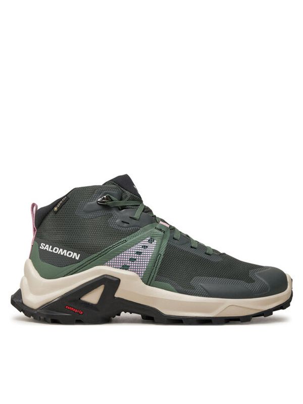 Salomon Salomon Trekking čevlji X Raise Mid Gore-Tex L47458100 Zelena