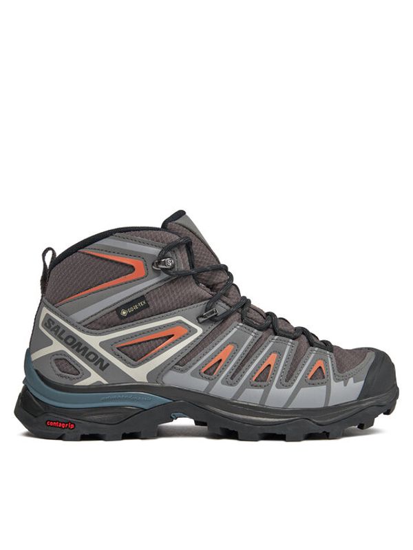 Salomon Salomon Trekking čevlji X Ultra Pioneer Mid GORE-TEX L47196600 Siva