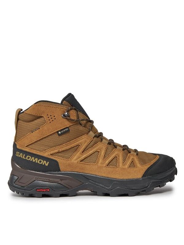 Salomon Salomon Trekking čevlji X Ward Leather Mid GORE-TEX L47181800 Rjava