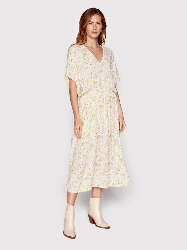 Samsøe Samsøe Samsøe Samsøe Poletna obleka Andina F20300220 Bež Regular Fit