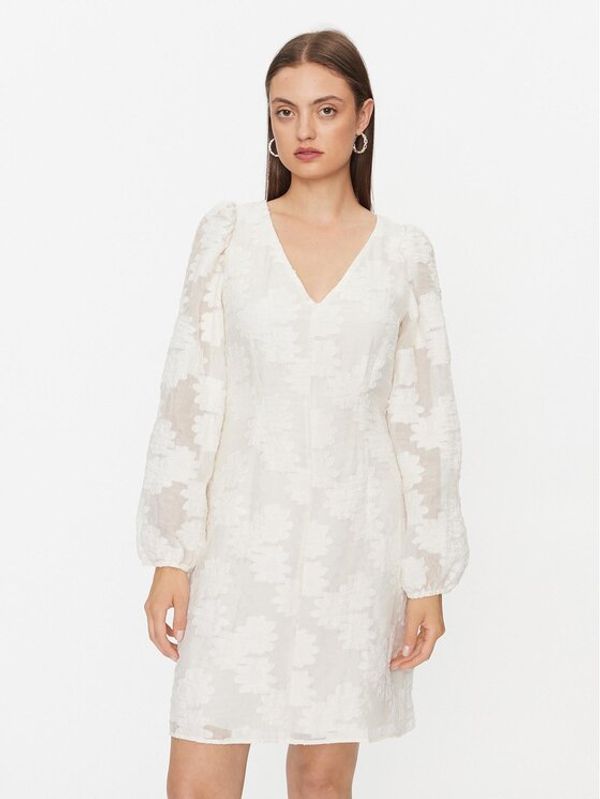 Samsøe Samsøe Samsøe Samsøe Vsakodnevna obleka Anai F00002933 Écru Regular Fit