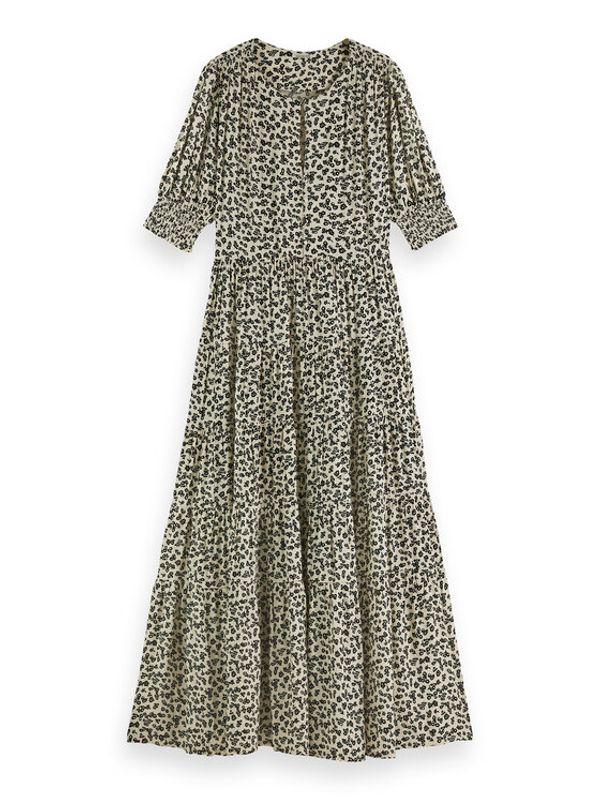 Scotch & Soda Scotch & Soda Vsakodnevna obleka 168531 Écru Regular Fit