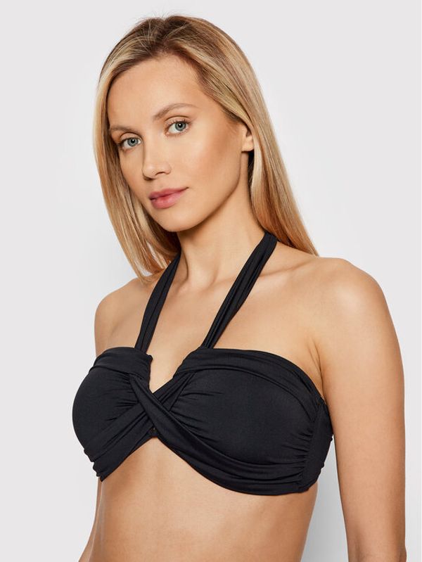 Seafolly Seafolly Gornji del bikini Halter 33816-942 Črna